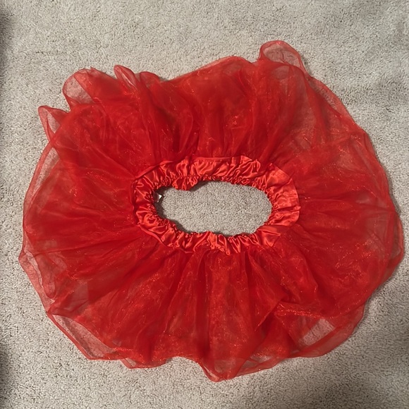 Red tutu from party city. Child’s small/medium. - Picture 2 of 3